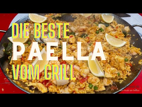 Video: Paella Mit Hühnchen Und Meeresfrüchten