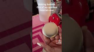 Easily make custom buttons for customers or yourself with a printer and a button machine. #tutorial