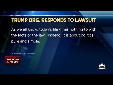 Trump organization: james' lawsuit is unethical political harassment