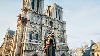Exploring Notre Dame - 2019 4K ULTRA REALISTIC Beautiful GRAPHICS - Assassin's Creed GAMEPLAY screenshot 5
