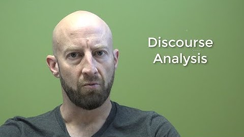 Discourse Analysis