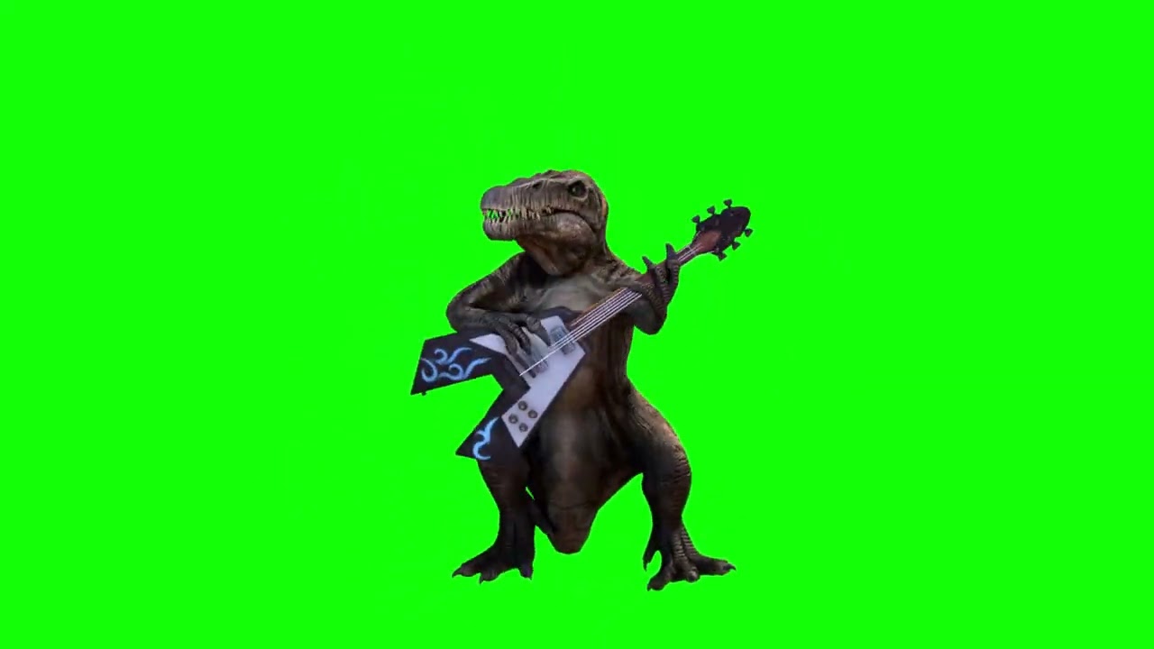 [SFM/ANIMATION] Jurassic World Rebirth : Spinosaurus Hunter Green Screen  Guitar