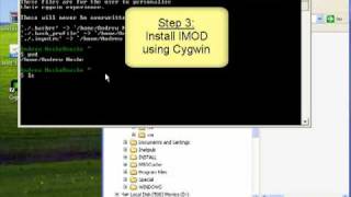 IMOD tutorial - installing imod on Windows