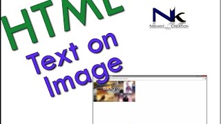 how to put Text On image with Html How To Write Text On Image Using Html Css Very Easy