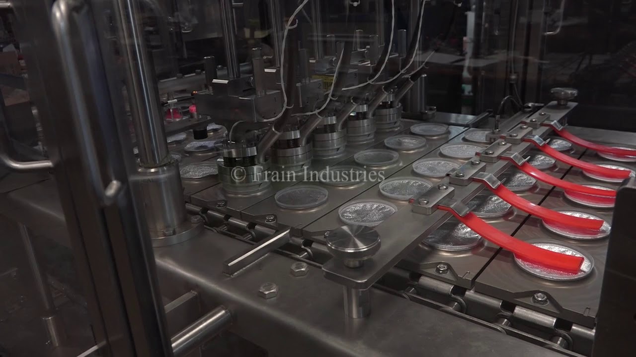 Modern Packaging Inline Cup FIller Demonstration YouTube