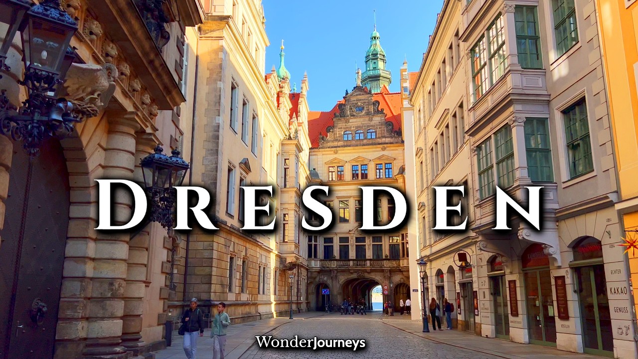 Дрезден представлен 🇩🇪 Красота барокко и современное очарование [4K]