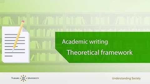 Knowledge Clip Academic Writing - 3. Theoretical framework