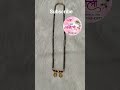 short mangalsutra handmade design..#shortmangalsurtadesign#mangalsutra#handmade#diy#jewellery#shorts
