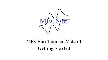 MECSim Tutorial 1: Getting Started