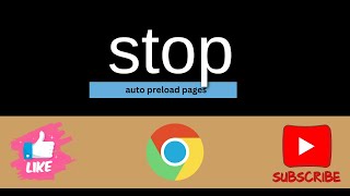 How To Stop Automatic Preload Pages In Google Chrome On Mobile | Disable Preload Pages In Chrome