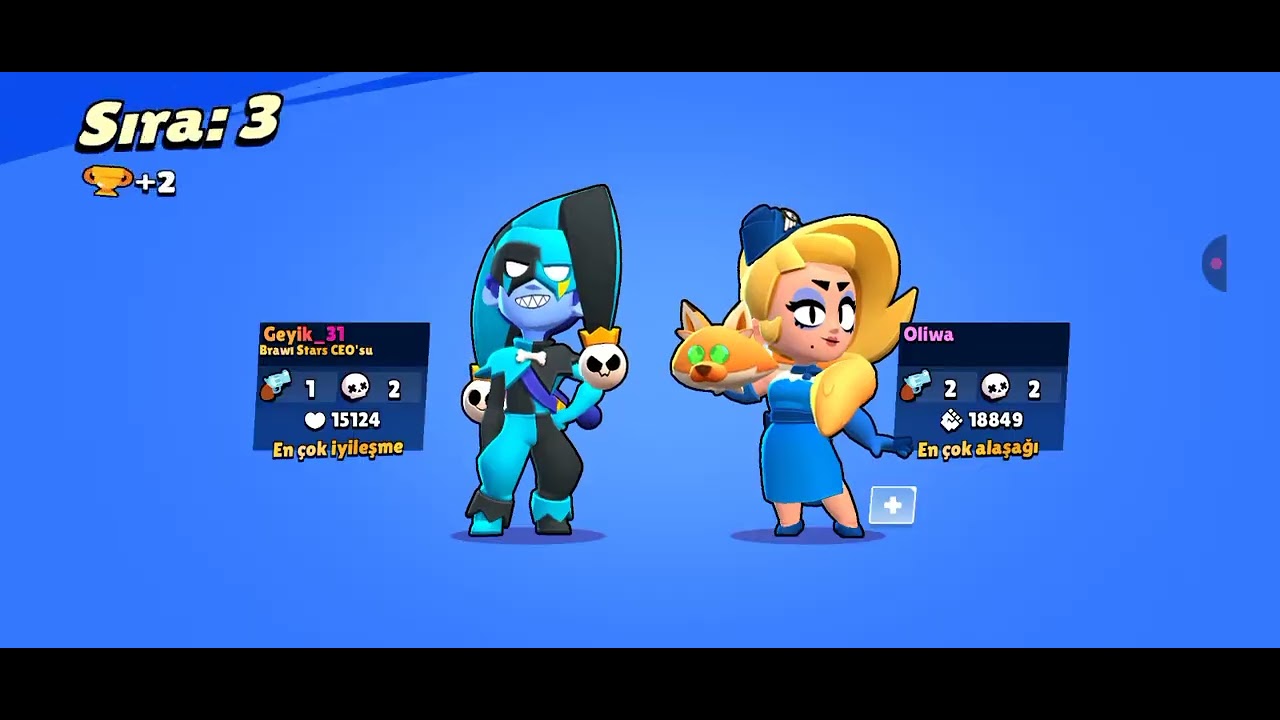 Uzun zaman sonra brawl stars oynadım