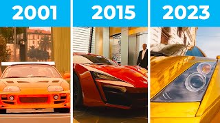 Evolution of Cars in the Fast and Furious | 2001-2023