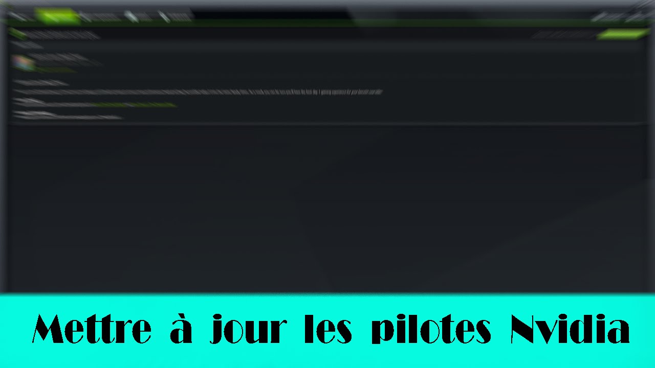 [TUTO] Mettre à jour les pilotes graphiques Nvidia [FR] YouTube