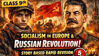 Socialism in Europe &amp; Russian Revolution | Class 9 History | Chapter 2 | Rapid Revision in 5 Minutes