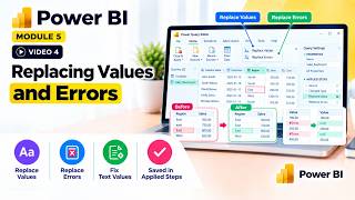 Replace Values & Errors in Power Query | Power BI in Bangla | Beginner Tutorial