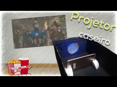 Vídeo: Projetor Faça Você Mesmo: Como Fazer Do Seu Celular Em Casa? Projetor De Vídeo Caseiro Pronto Para Usar