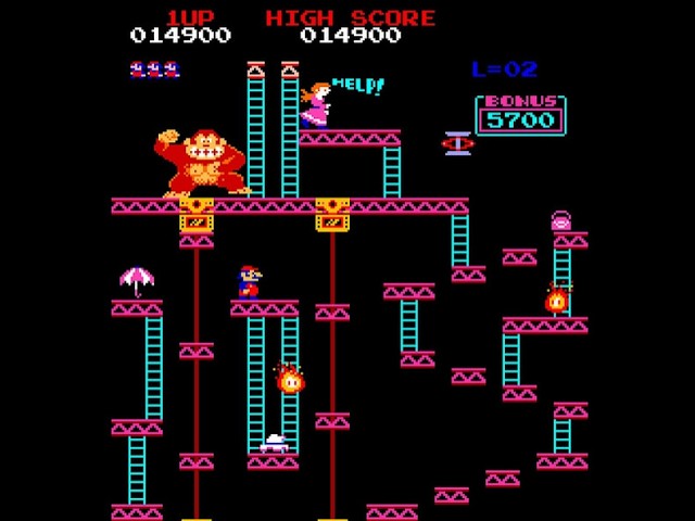 key Kong - A famous 80's game as an Arcade to Commodore Amiga conversion by JOTD!