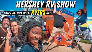 Insider RV Tour of Hershey RV Show 2022  RVers Favorite Campers for 2023