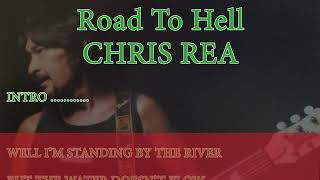 Road To Hell - CHRIS REA - Guitar Backing Track with lyrics