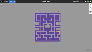 Recreating Pac-Man in Desmos! Episode 2: Ghosts Target Tiles