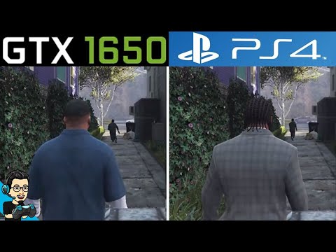 Grand Theft Auto 5 / GTA 5 – PC (GTX1650) Vs. PS4 Graphics Comparison [30FPS Vs 60FPS]