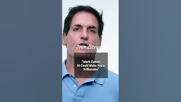 Mark Cuban: The First Trillionaire Will Be an AI Genius in a Basement #trendstream #markcuban |