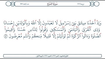 سورة البقرة / الآية 83 / محمود الخليل الحصري
