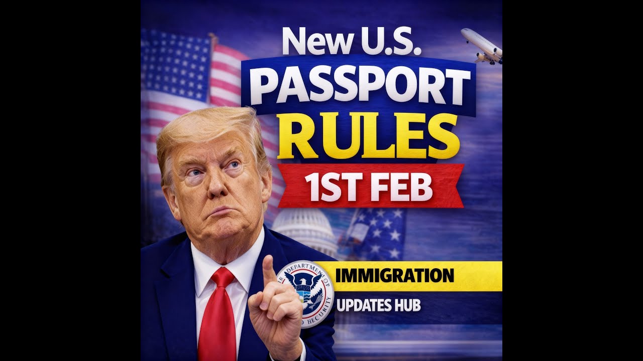 New US Passport Rules in February  US Citizens & Green Card Holders MUST Know Before Traveling