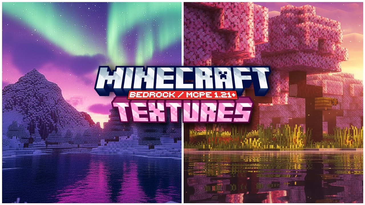 Top 3 BEST Texture Packs for MCPE/Bedrock 1.21 - YouTube