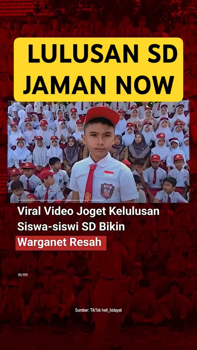 VIRAL JOGED KELULUSAN SD #shorts #trendingshorts #sd