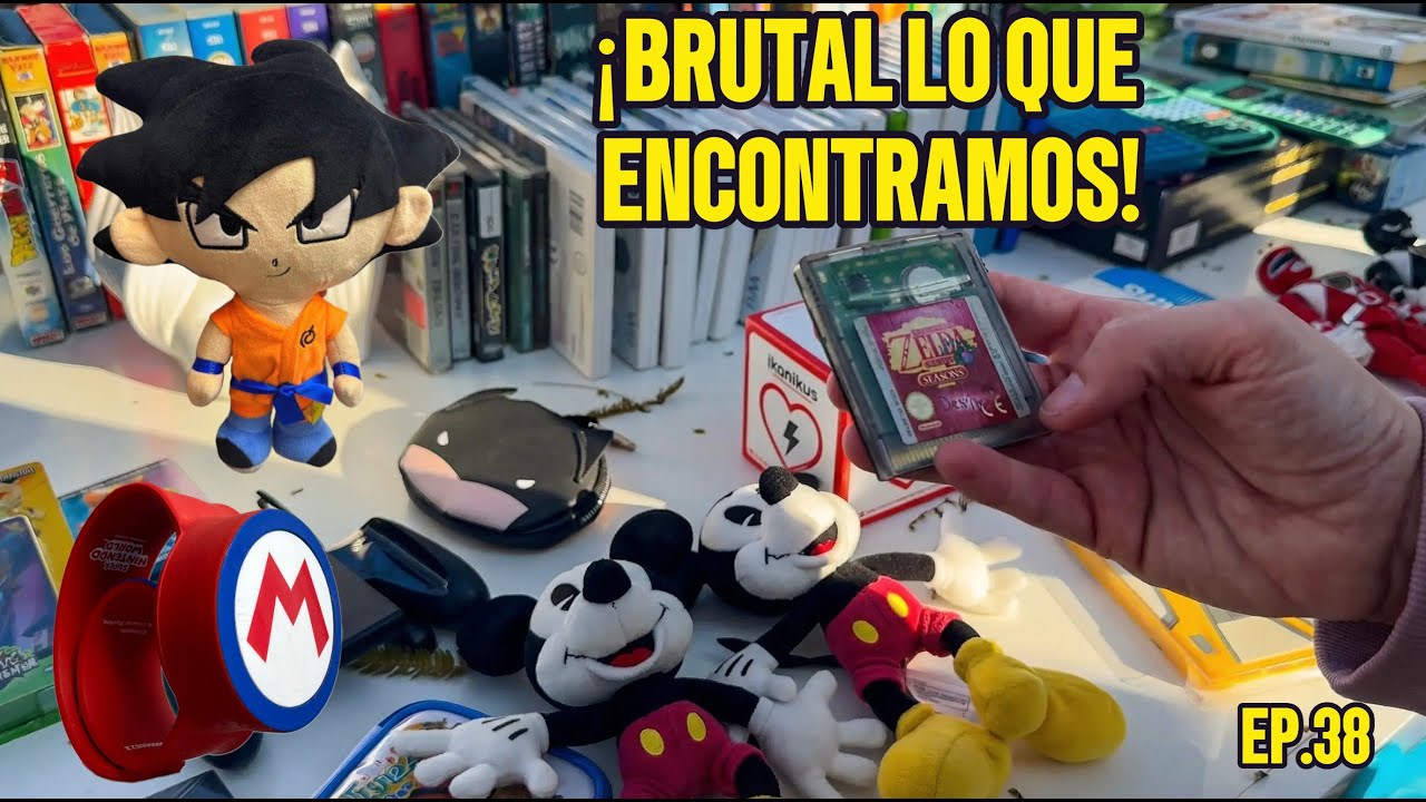 La MAGIA de los RASTROS. BRUTALES COMPRAS. ZELDA, DRAGÓN BALL, MARIO...(BARCELONA).EP.38