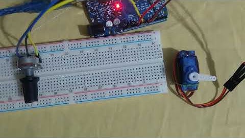 14. Örnek=TİNKERCAD İLE ARDUİNO POTANSİYOMETRE KULLANARAK SERVO MOTOR KONTROLÜ