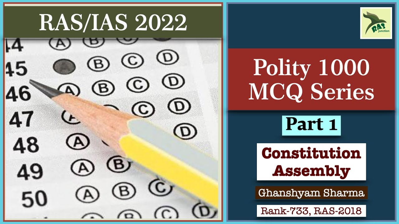 RAS 2022 Polity 1000 MCQs Series Class01 Constitution Assembly