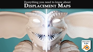 Displacement maps in Blender