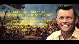 Waterloo Stonewall Jackson with Lyrics. chords