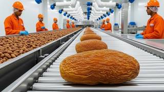 Inside the 250,000 LB Medjool Date Plant – The HYPNOTIC Shaking That Sorts Golden Fruit