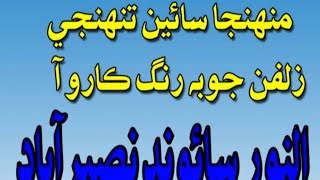 Muhnja Sain tuhnje Zulfan Jo Bhi Rang Karo Aa | Sindhi Naat | Al Noor Sound Nasirabad | 03003414158