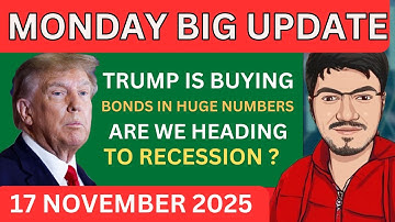 Nifty & Bank nifty prediction for tomorrow for monday | Trump Buying BONDS in BIG Numbers
