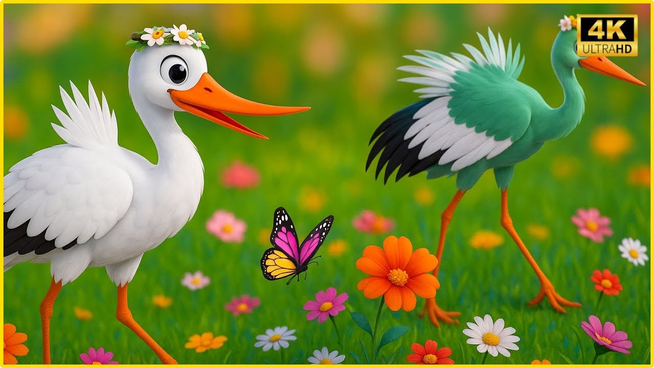 Cánh Cò Tuổi Thơ - Chú Chim Sâu - Nhạc Thiếu Nhi Remix Hay Nhất - Chú Ếch Xanh