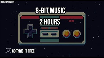 8-Bit Gaming Music - 2 Hours - Copyright Free Chiptune Beats | DMCA Safe