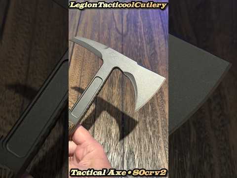 Tactical Axe in 80crv2 Steel      