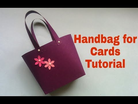 Handbag For Cards Tutorial | Handmade Bag gift bags target