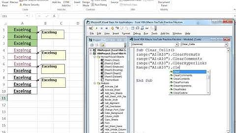 How to Clear Cells In Excel VBA (In Hindi)