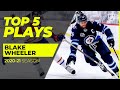 Top 5 Blake Wheeler Plays from the 2021 NHL Season