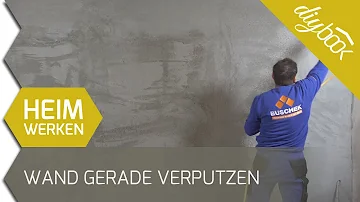 Wie bekommt man eine schiefe Wand gerade?