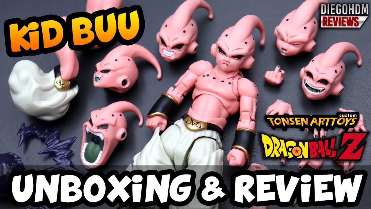 KID BUU Tonsen Arttoys SH Figuarts DBZ Unboxing e Review BR