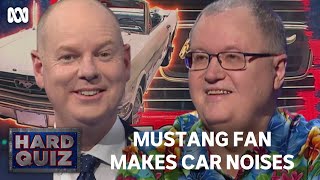 How car enthusiasts get excited | Hard Quiz | ABC TV + iview screenshot 4