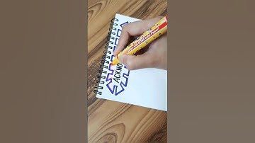 "Easiest Acknowledgement Page Design" #shorts