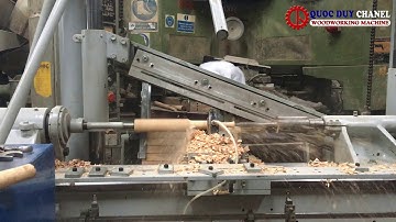 Máy tiện sập TLH-1100 I Máy tiện gỗ tự động