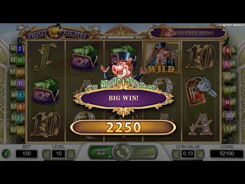 Piggy Riches Casino Slot Big Win